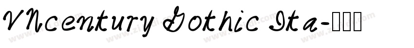 VNcentury Gothic Ita字体转换